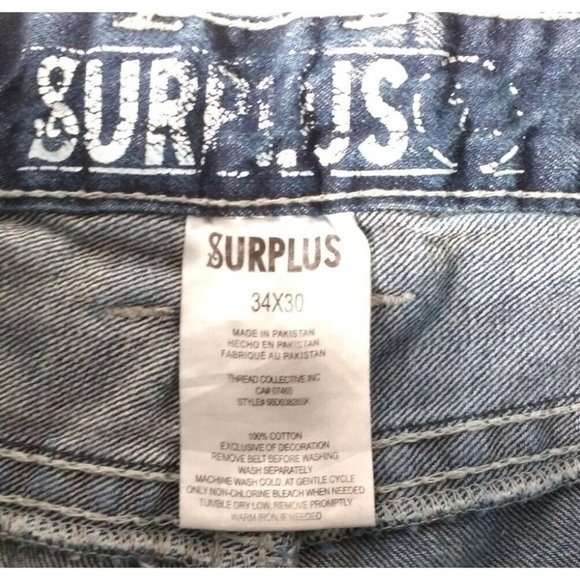 Surplus Relaxed Fit Men's Size 34x30 100% Cotton - Picture 5 of 5